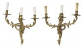 (2) FRENCH LOUIS XV STYLE BRON