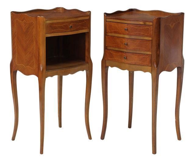 (2) FRENCH LOUIS XV STYLE