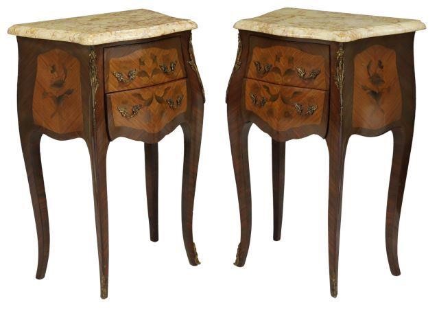 (2) FRENCH LOUIS XV STYLE