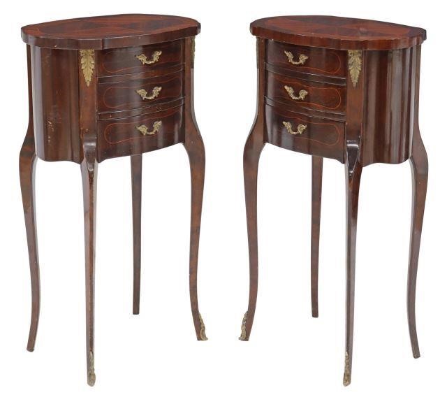 (2) FRENCH LOUIS XV STYLE