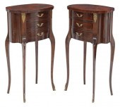 (2) FRENCH LOUIS XV STYLE MAHO