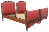 (2) FRENCH LOUIS XV STYLE UPHO