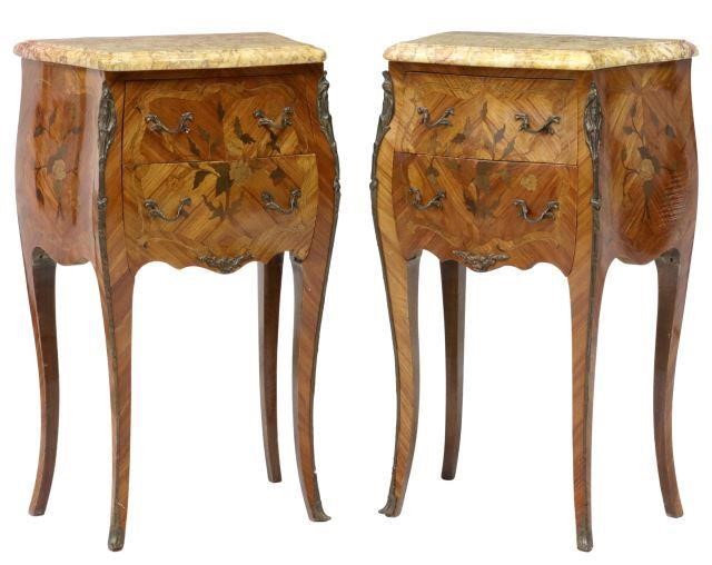 (2) FRENCH LOUIS XV STYLE