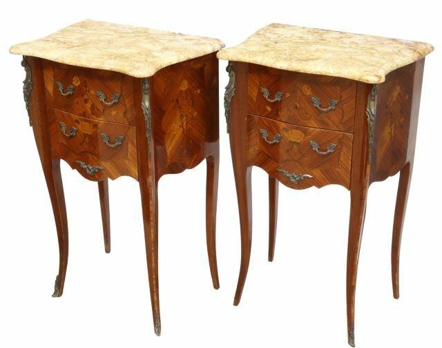 (2) FRENCH LOUIS XV STYLE