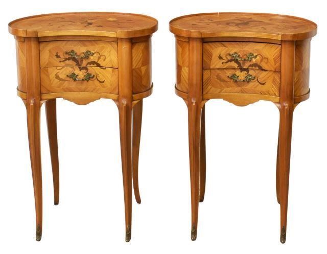 (2) FRENCH LOUIS XV STYLE