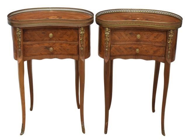 (2) FRENCH LOUIS XV STYLE