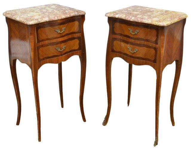 (2) FRENCH LOUIS XV STYLE