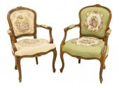 (2) FRENCH LOUIS XV STYLE FAUT