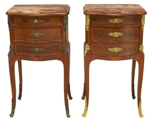 (2) FRENCH LOUIS XV STYLE
