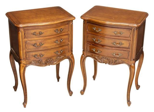(2) FRENCH LOUIS XV STYLE
