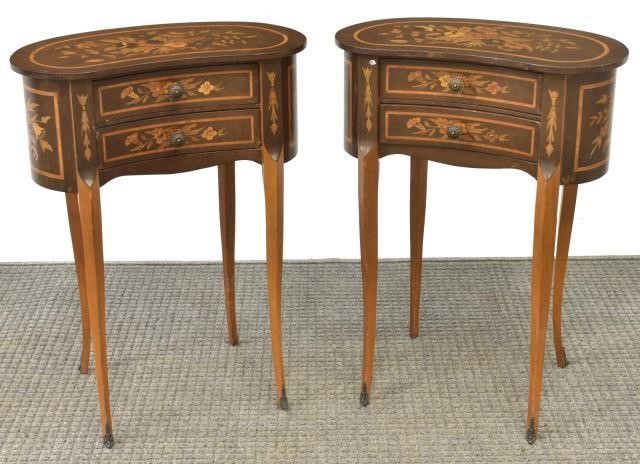 (2) FRENCH LOUIS XV STYLE