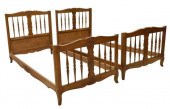 (2) FRENCH LOUIS XV STYLE WOOD