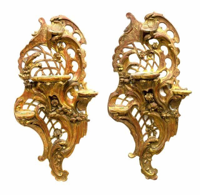 (2) FRENCH LOUIS XV STYLE