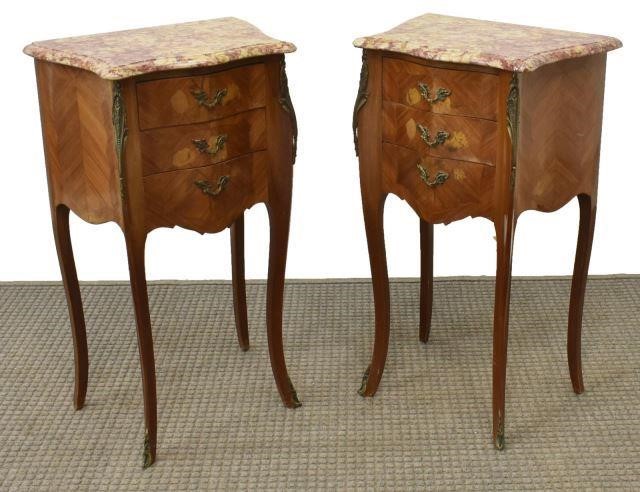 (2) FRENCH LOUIS XV STYLE