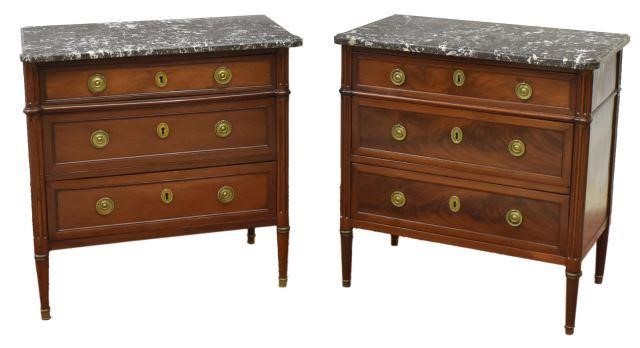 (2) FRENCH LOUIS XVI 18/19THC 
