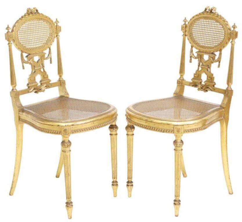 (2) FRENCH LOUIS XVI STYE