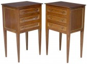 (2) FRENCH LOUIS XVI STYLE MAH