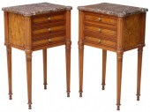 (2) FRENCH LOUIS XVI STYLE MAR