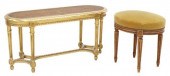 (2) FRENCH LOUIS XVI STYLE OTT
