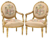 (2) FRENCH LOUIS XVI STYLE GIL