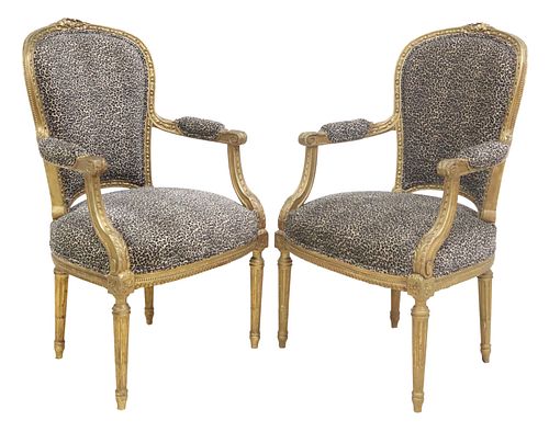 (2) FRENCH LOUIS XVI STYLE CUSTOM