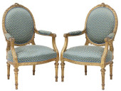 (2) FRENCH LOUIS XVI STYLE GIL