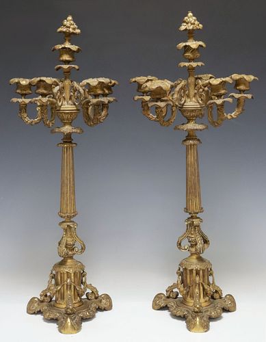 (2) FRENCH LOUIS XVI STYLE GILT