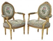 (2) FRENCH LOUIS XVI STYLE GIL