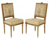 (2) FRENCH LOUIS XVI STYLE GIL