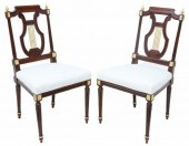(2) FRENCH LOUIS XVI STYLE LYR