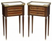 (2) FRENCH LOUIS XVI STYLE MAR
