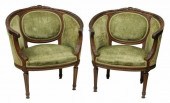 (2) FRENCH LOUIS XVI STYLE FIN