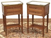 (2) FRENCH LOUIS XVI STYLE MAH