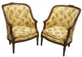(2) FRENCH LOUIS XVI STYLE BER