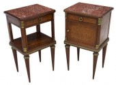 (2) FRENCH LOUIS XVI STYLE MAR