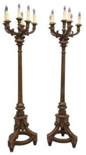 (2) FRENCH LOUIS XVI STYLE 6-L