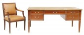 (2) FRENCH MAHOGANY BUREAU PLA