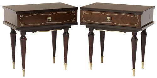 (2) FRENCH MID-CENTURY MODERN