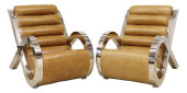 (2) FRENCH MODERN LEATHER &AMP