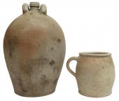 (2) FRENCH PROVINCIAL EARTHENW