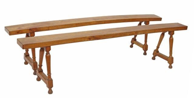 (2) FRENCH PROVINCIAL FRUITWOOD