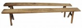 (2) FRENCH PROVINCIAL OAK TRES