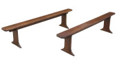 (2) FRENCH PROVINCIAL WALNUT T