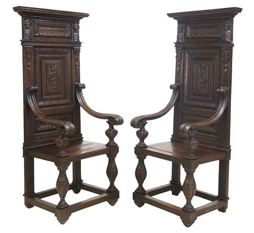 (2) FRENCH RENAISSANCE REVIVAL