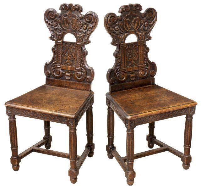 (2) FRENCH RENAISSANCE REVIVAL SIDE
