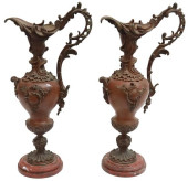 (2) FRENCH ROCOCO STYLE EWER-F