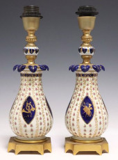 (2) FRENCH SEVRES STYLE PARCEL