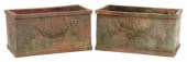 (2) FRENCH TERRACOTTA GARDEN P