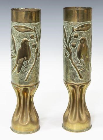 2) FRENCH WWI-ERA TRENCH ART