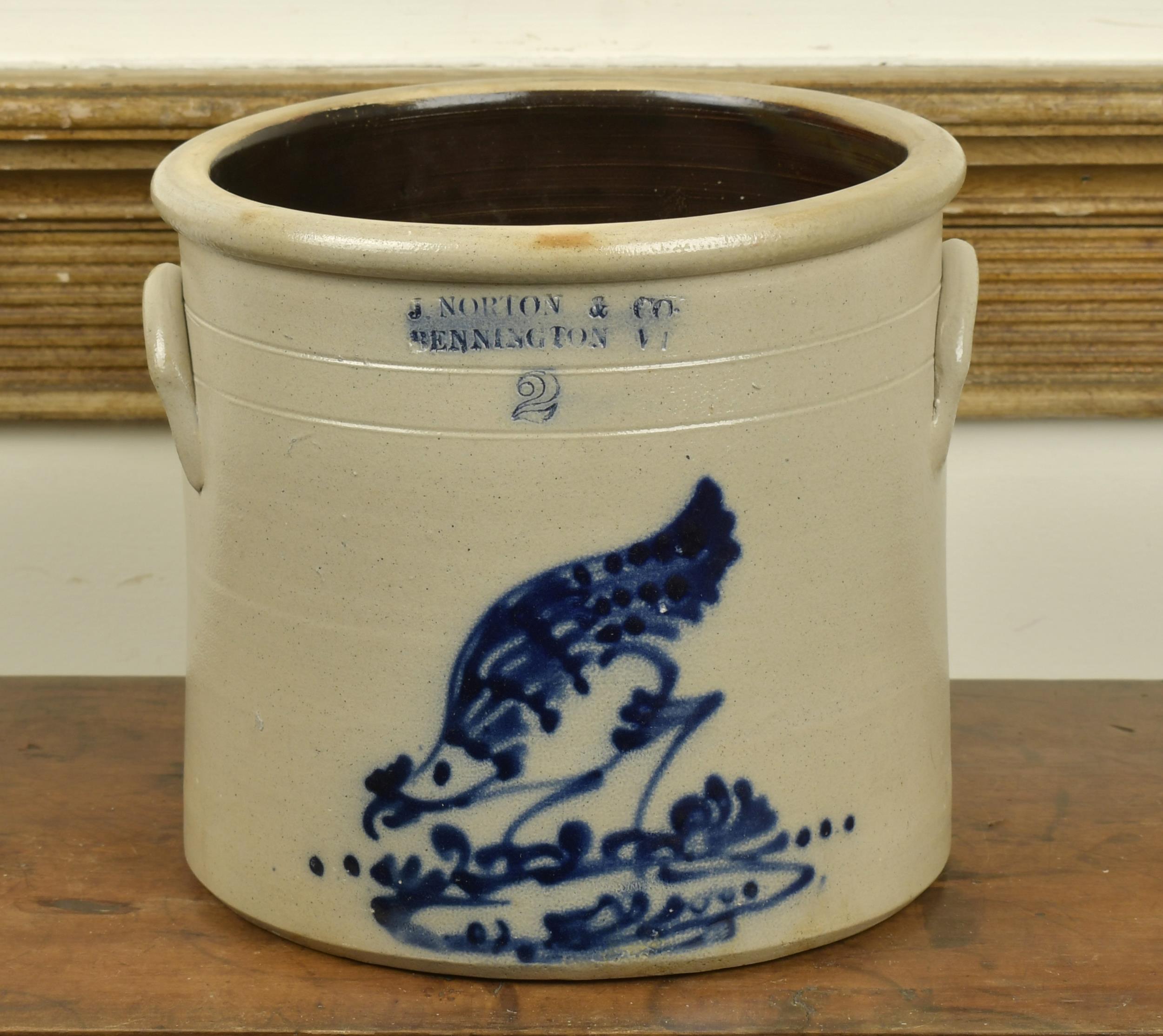 2 GAL. NORTON BENNINGTON CROCK,